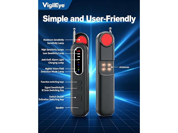 VigilEye Hidden Camera Bug Detector Pen
