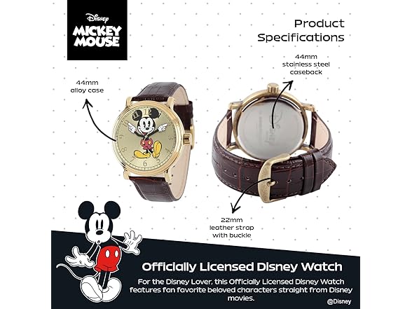 Disney Mickey Mouse Articulating Hands Watch