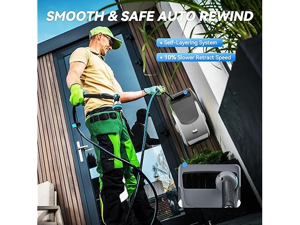 Relhost W2058 Retractable Garden Hose Reel