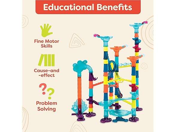 B. toys – Marble Run STEM Toy Set