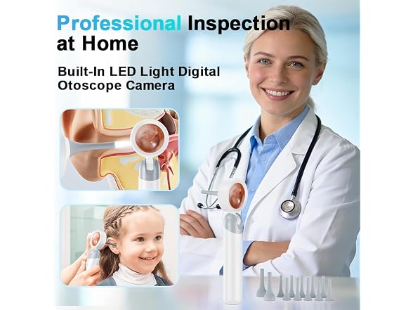 ASPOVEN 1080P HD Otoscope Ear Camera