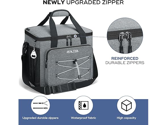RealCool Soft Cooler Bag 35 Can Lunch Box
