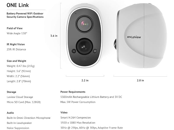 La View LV-LINK624Y ONE Link 1080P 4PK Camera Syst - Gallery 4