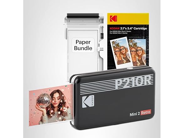 KODAK Mini 2 Retro 4PASS Portable Photo