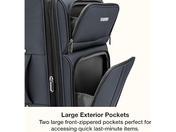 U.S. Traveler Anzio Softside Luggage, Checked-Medium 26-Inch