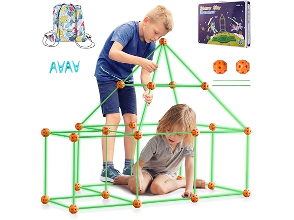 VEVOR Glow in the Dark Fort Building Kit