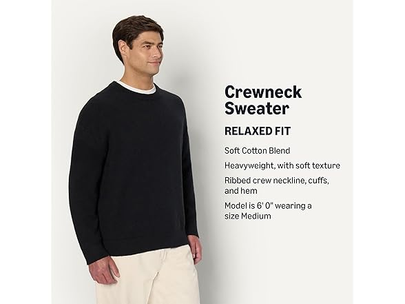AE Mens RelaxedFit Crewneck Sweater