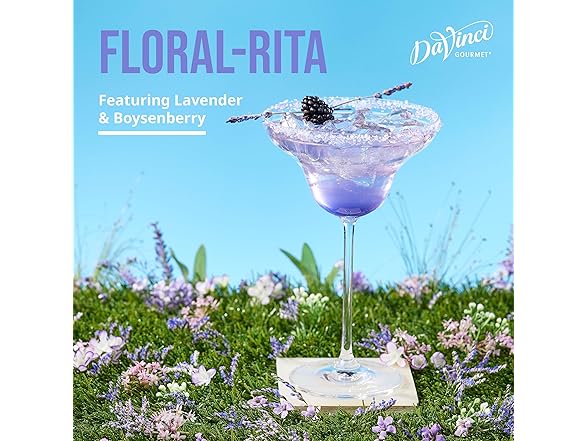 4PK DaVinci Gourmet Lavender Syrup, 25.4 Fluid Ounces