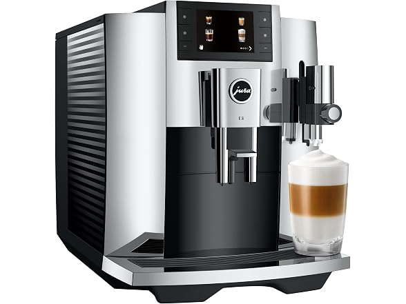 Jura E8 Chrome Automatic Coffee and Espresso Machine