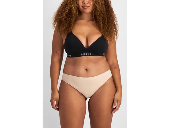 Bonds Women Seamless Invisi Thong Mid Rise Blend - Gallery 4