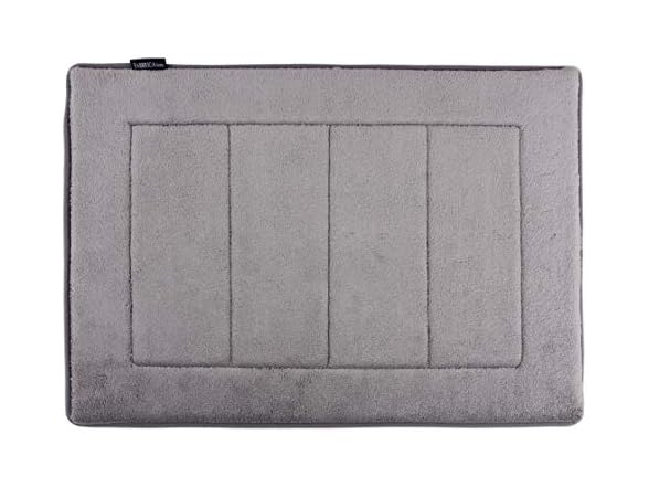 FABBRICA Bath Mat 17x24 Grey Thick