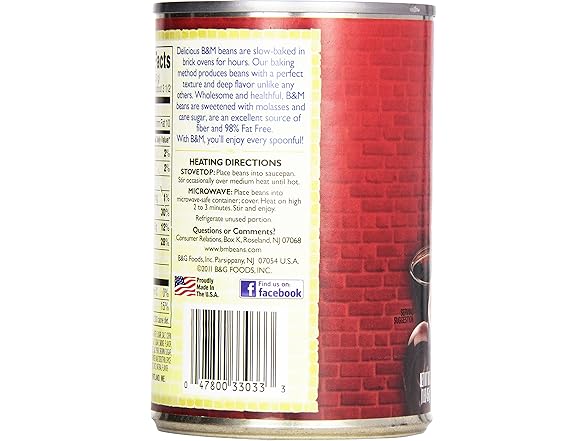 1CT B&M Country Baked Beans, 16 oz