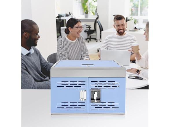 16-Unit Charging Cabinet for Laptops