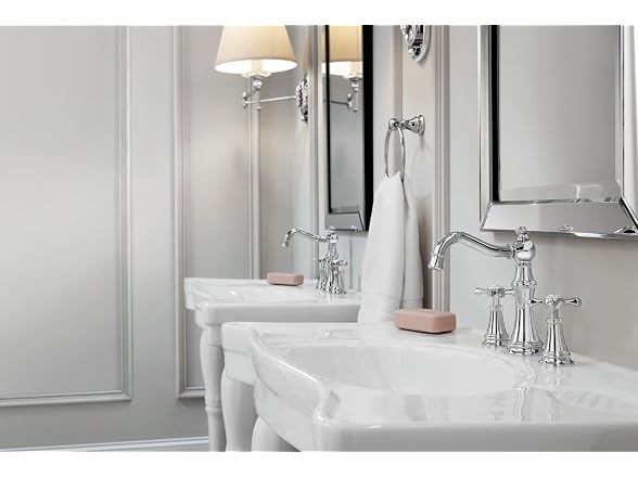 Moen Weymouth Two-Handle Cross Handle Bathroom Faucet Trim Kit