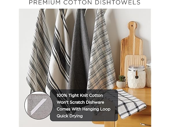 DII Everyday Dishtowel/Tea Towel Set