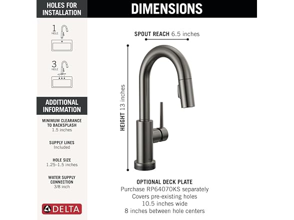 Delta 9959-KS-DST Single Handle