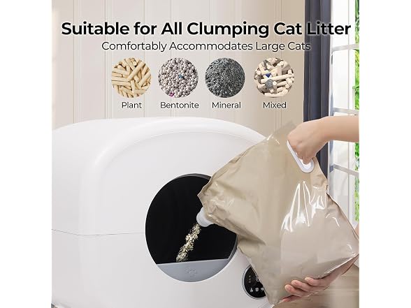 Fsitego Self Cleaning Cat Litter Box