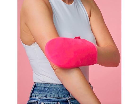 Skinny Tan Pink Velvet Tanning Mitt