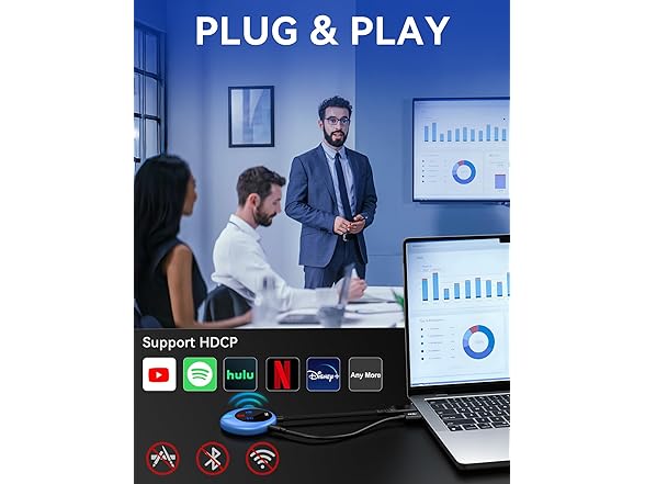 TPUFO Wireless HDMI Transmitter and Receiver
