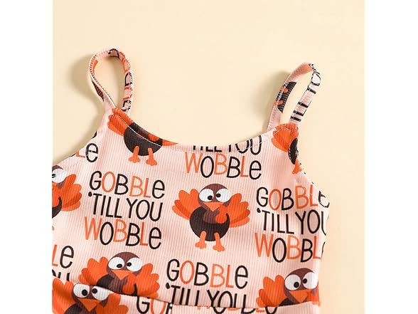 Toddler Girl Thanksgiving Romper Set