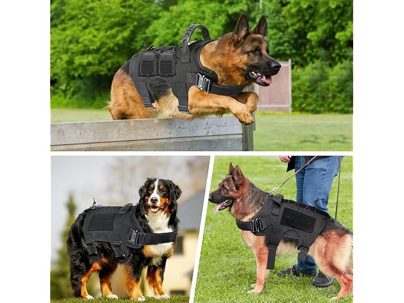 AIWAI Tactical Dog Harness for Medium Large D
