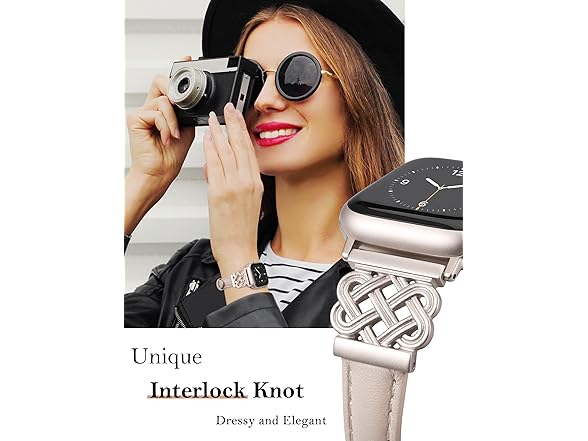 TOYOUTHS Compatible with Apple Watch Bands Women 42/44/45/46/49mm