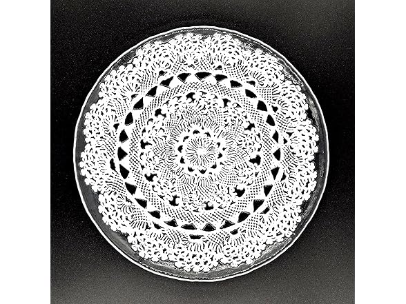 LILLE 11" Dinner Plate Clear/White
