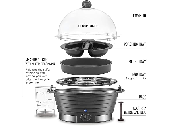 Chefman Electric Egg Cooker