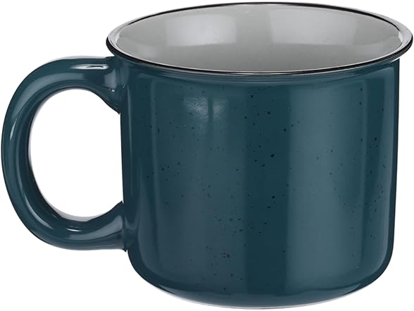 15oz Camping Mug with Logo, Philadelphia Eagles