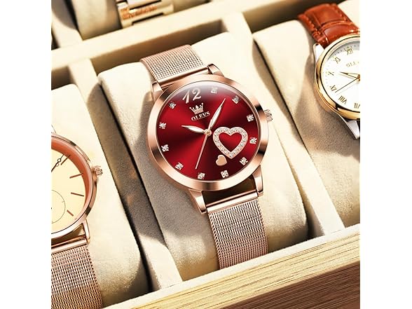 OLEVS Women’s Mesh Dress Watch