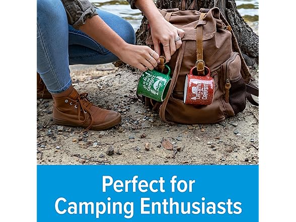Camco Life is Better at The Campsite 4PK Mugs