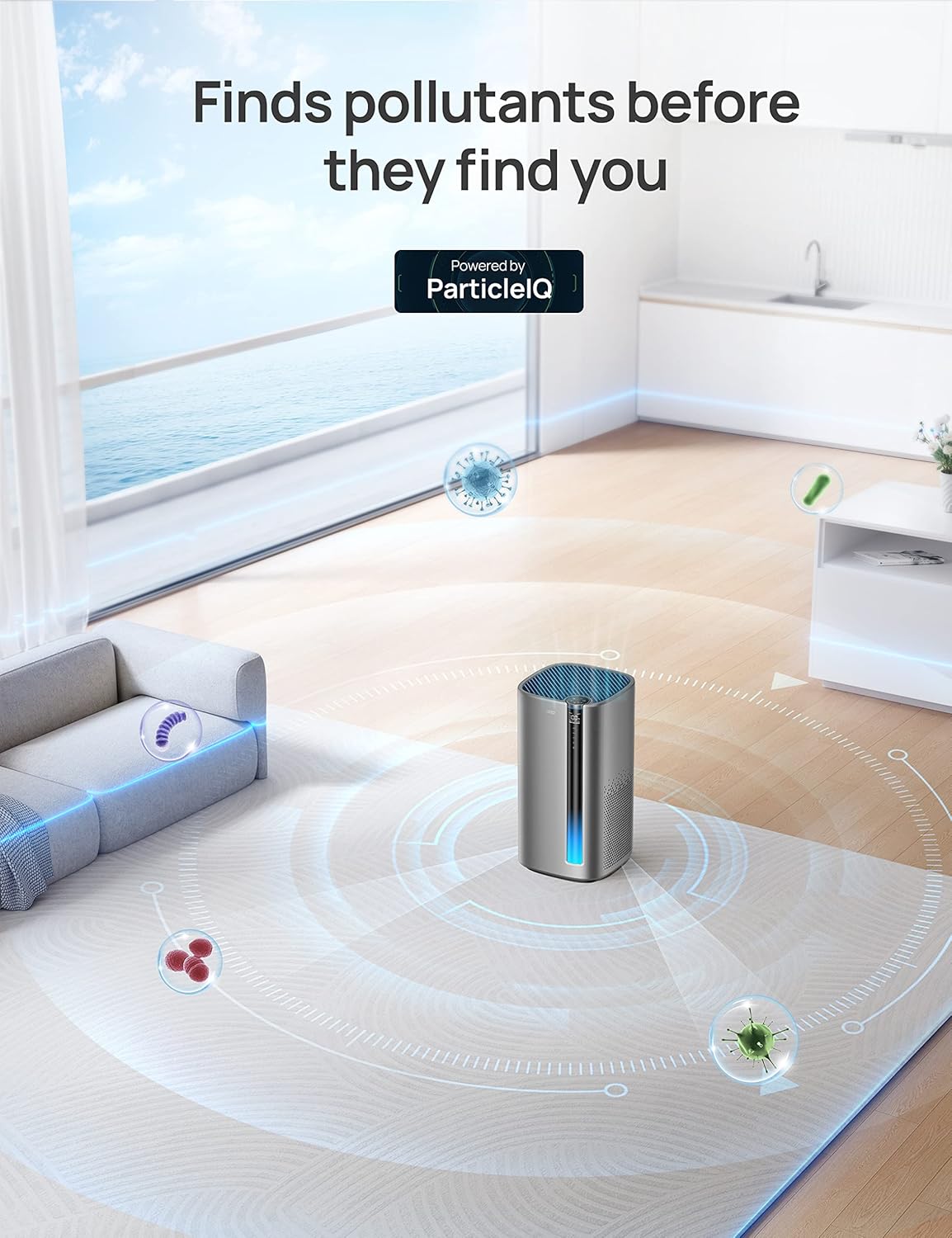 DREO Air Purifier Macro Max S Silver - Gallery 13