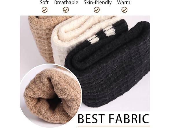 WHCPCYO 6 Pairs Socks Women 4-10