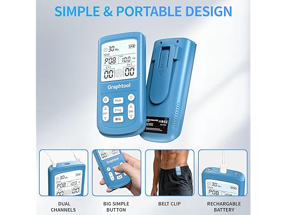 Graphtool TENS Unit Muscle Stimulator