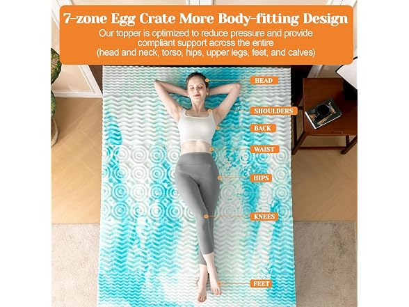 Extra Firm Mattress Topper 4 Inch Queen Size