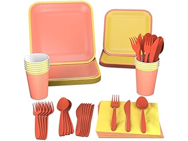 $4 Crayola Yellow Orange Party Supplies dealfomo