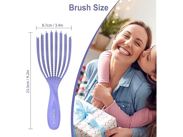 Detangler Brush for Curly Hair