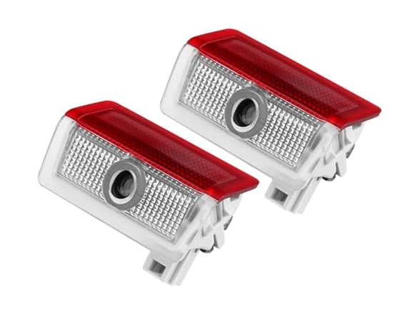TFSOTLY  2 Pcs Non-Fading Car Door LED Logo Light