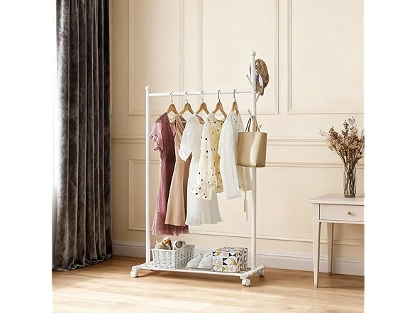 Small Clothes Racks for Hanging Clothes Black