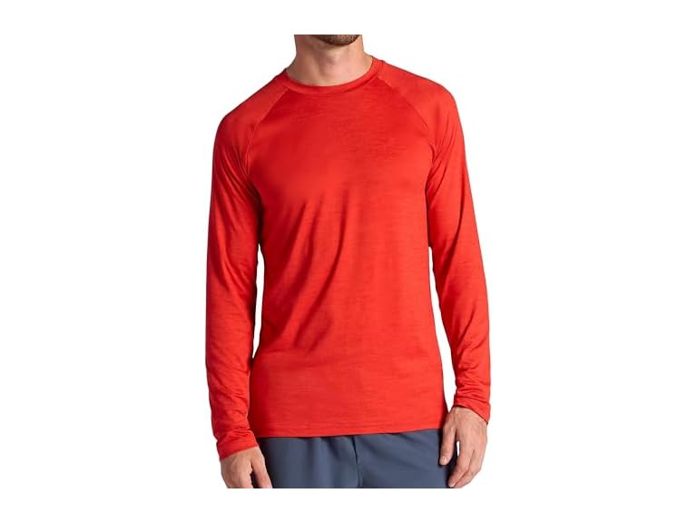 Gaiam Men Everyday Basic Long Sleeve Crewneck Top - Gallery 10