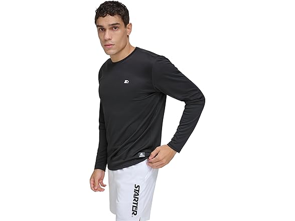 Starter Men's Black UPF 50 L/S Tee (S)