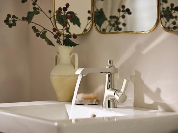 Moen Flara P Nickel Motionsense Wave Bathroom Sink Faucet