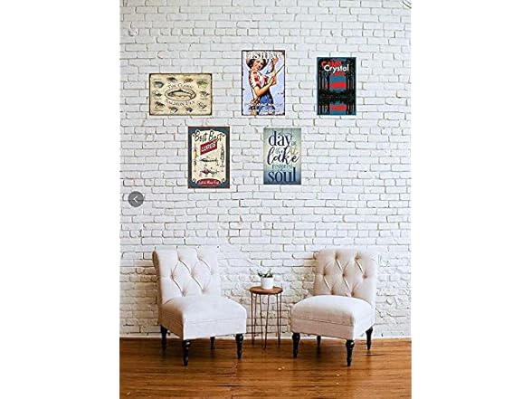 KJSKH Retro Metal Tin Sign Live Like 