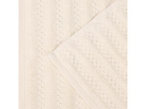 Superior 2PC Zuma Zero Twist Bath Sheets, Ivory