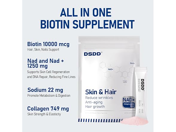 DSDD Biotin Supplements Women and Men