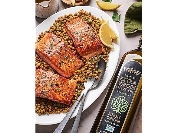 Mina Moroccan Olive Oil Extra Virgin 16.9 Fl Oz