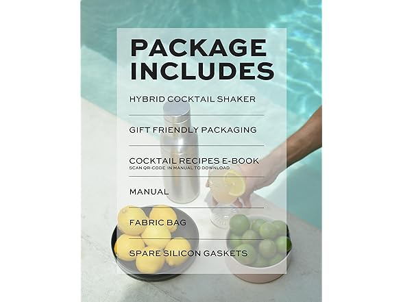 AMARI SIP - Hybrid Cocktail Shaker