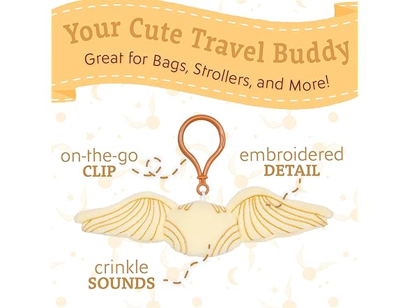 Harry Potter Golden Snitch Plush Clip On