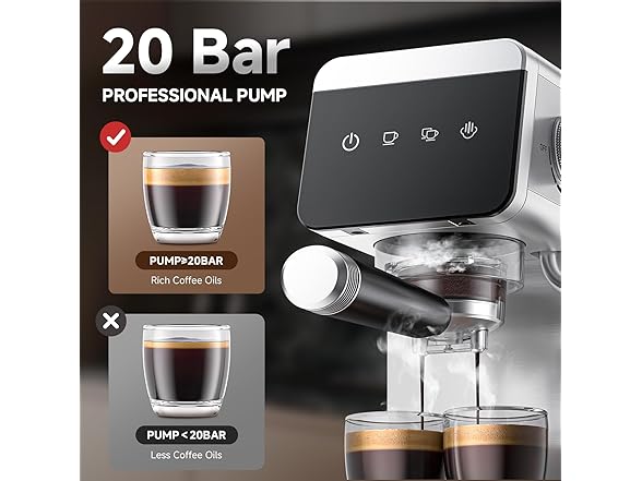 AMZCHEF Espresso Coffee Machine