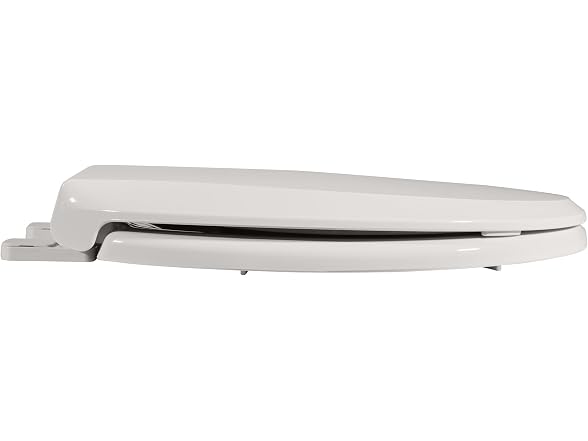 Takywep Toilet Seat Round White Flat Toilet